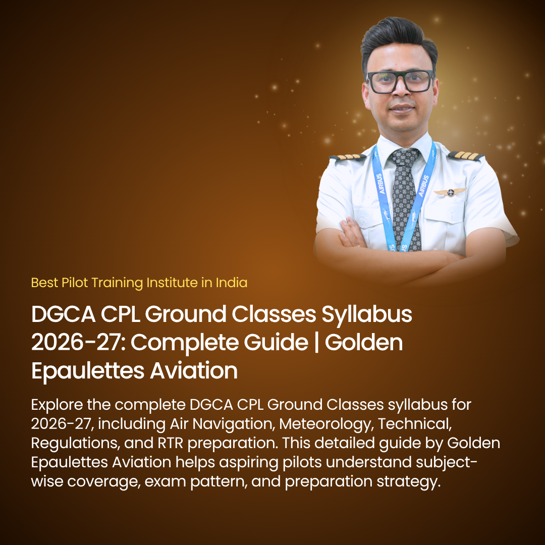 DGCA CPL Ground Classes Syllabus 2026-27: Complete Guide | Golden Epaulettes Aviation